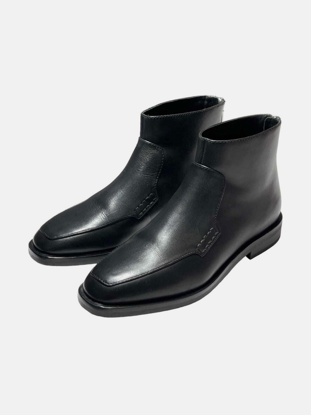 3.1 Philip Lim Alexa Leather Loafer Black Boots